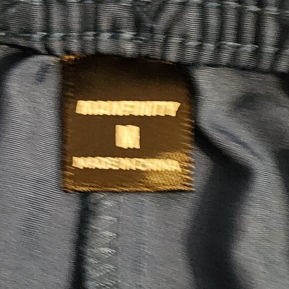 Men's Jogger Pants Pockets Side Zips Blue Size Medium - Picture 9 of 15